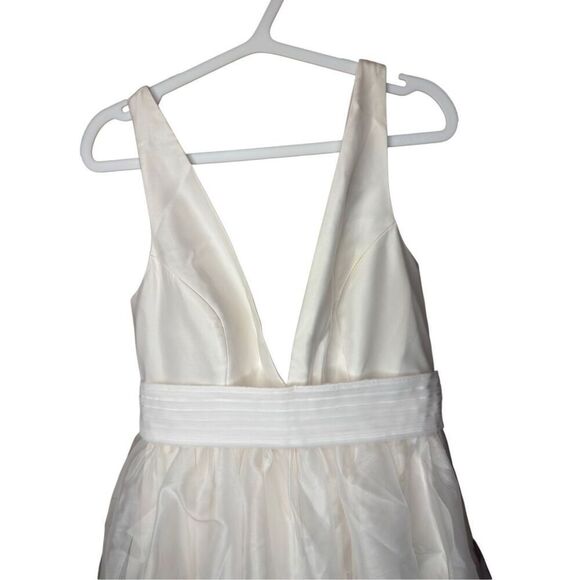 NWT Sachin & Babi Tea Length Organza Bow Dress Size 10 - Picture 16 of 16